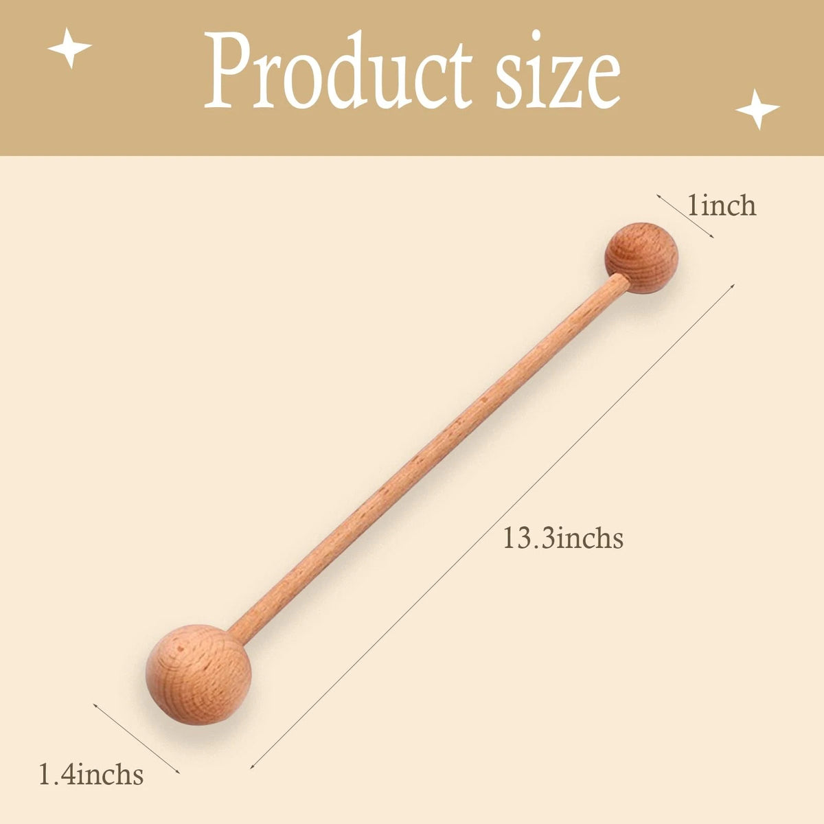 AEROVA 2 Pcs Wooden Throwing Stick for Pottery Shaping,Pottery 1