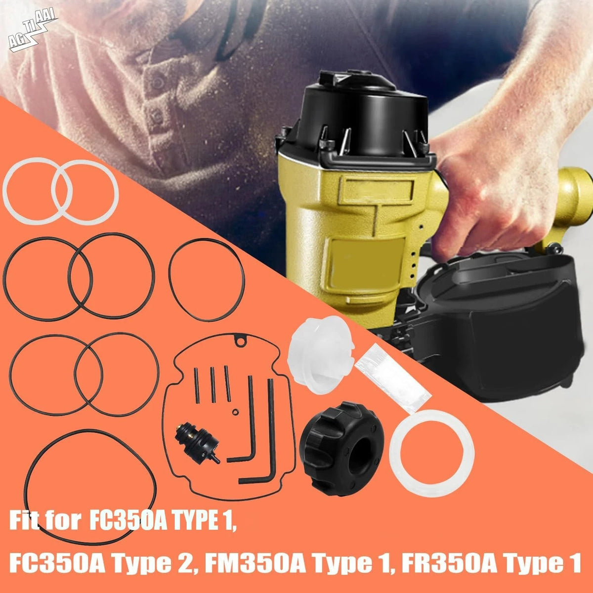 FC350A FR350A Parts Nailer Overhaul Kit 910450 for FM350A...