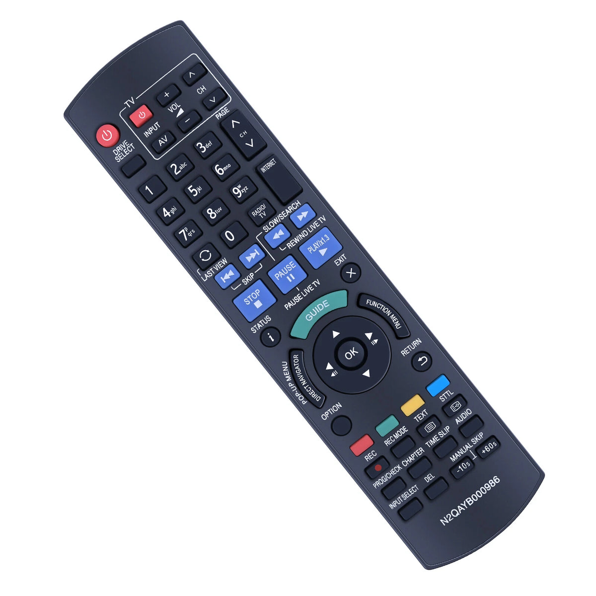 N2QAYB000986 Remote Control For Panasonic DMK-BCT740,DMR-BCT74,DMR-BCT740