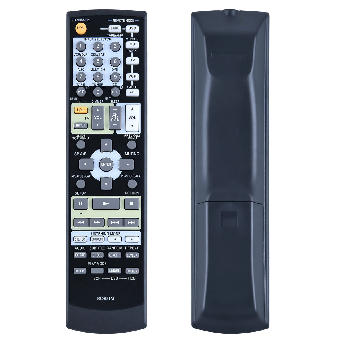 RC-681M For Onkyo AV Receiver Remote Control HT-R508 TX-SR575 TX-SR8550
