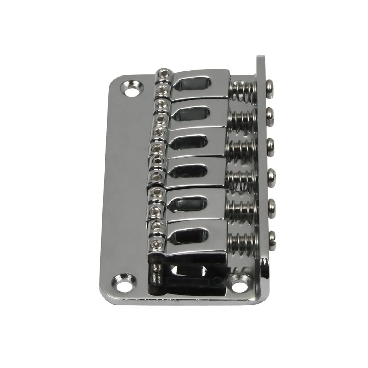 Metal Chrome 6-String Electric Guitar Fixed Bridge with 10.5mm String Space A