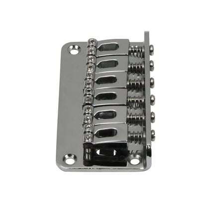 Metal Chrome 6-String Electric Guitar Fixed Bridge with 10.5mm String Space A
