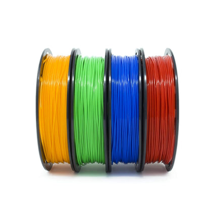 Gizmo Dorks PLA Filament for 3D Printers 1.75mm 200g, 4 Color Pack Multicolor