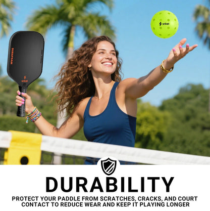 Srikel Pickleball Edge Guard Tape – Paddle 12-14mm Paddle, black