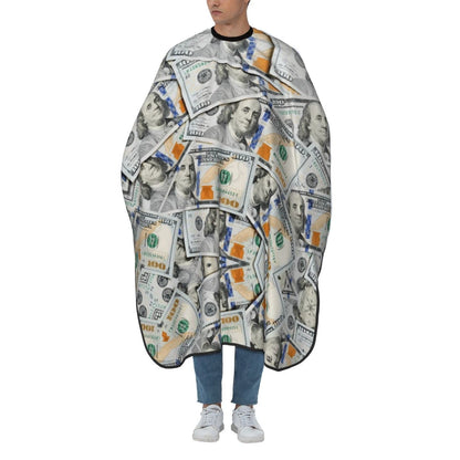 Carwayii Money Barber Cape USA Dollars Hair Cutting 55''x66'', Style-3m