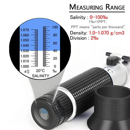 Seawater Salinity Refractometer, Automatic Refractometer