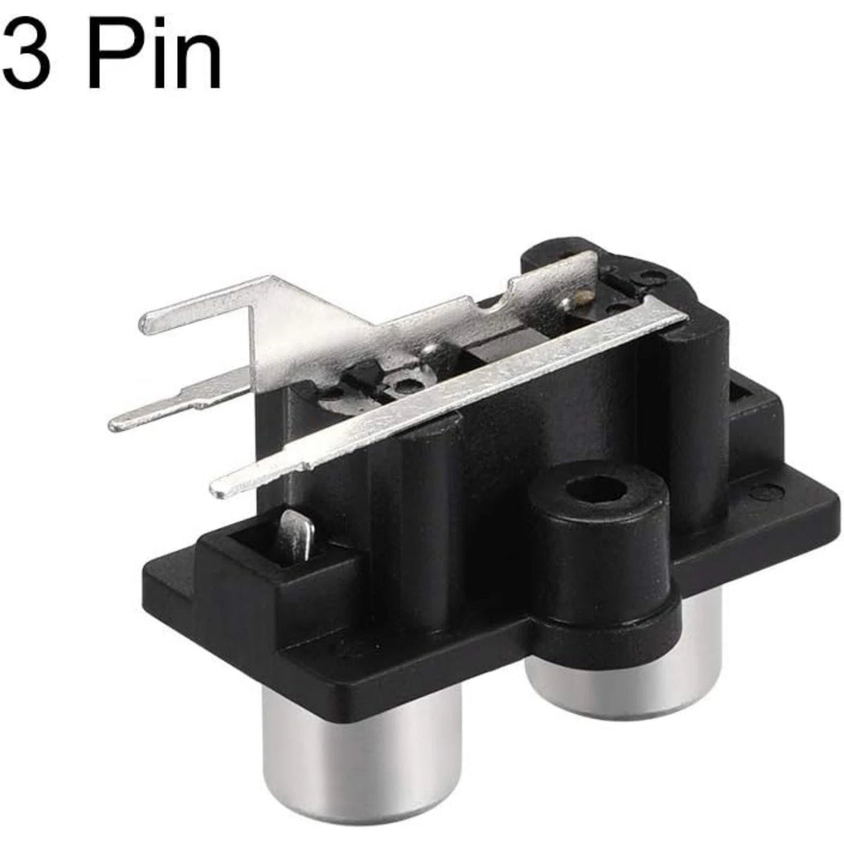 2PC RCA Female Socket Panel Mount Connector Accessory for Professional Audio Use