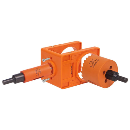 VIKITON Door Lock Installation For 2-3/4 in latch & 2-3/8 latch, Orange