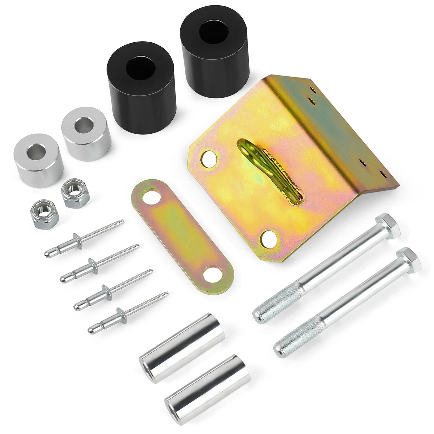 For Peterbilt 379 Lower Roller Bracket Kit Bundle with Rollers & Hardware