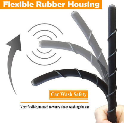 Dodge Avenger 8 Inch Flexible Rubber Antenna Replacement (2011-2015)