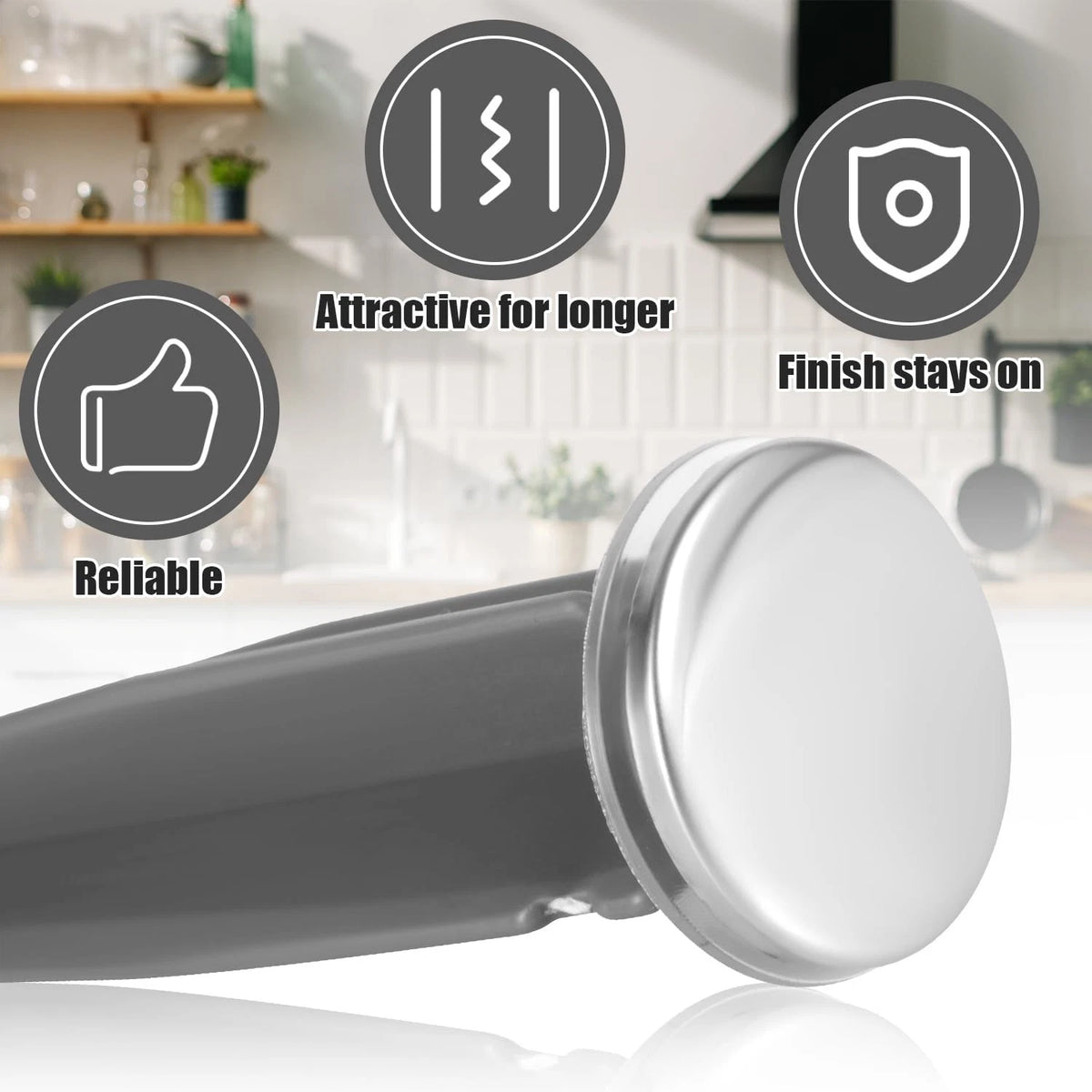 2pcs Sink Drain Parts, Lavatory Pop Up Stopper Assembly Medium, Grey,grey