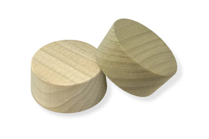 2-Inch Poplar Wood Bourbon Wine Barrel Cask Keg Bung Plug - Great for Home...