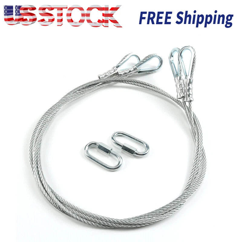 Cables for Trailer Gate Lift with EZ Spring Clips 2 Pieces 125542