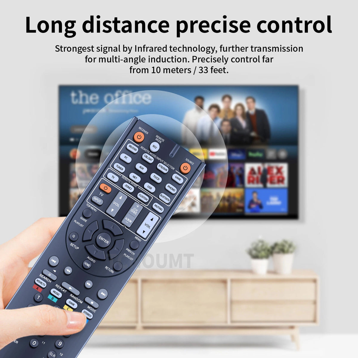 RC-880M Remote Control For Onkyo AV Receiver TX-NR636 HT-RC660 HT-R693