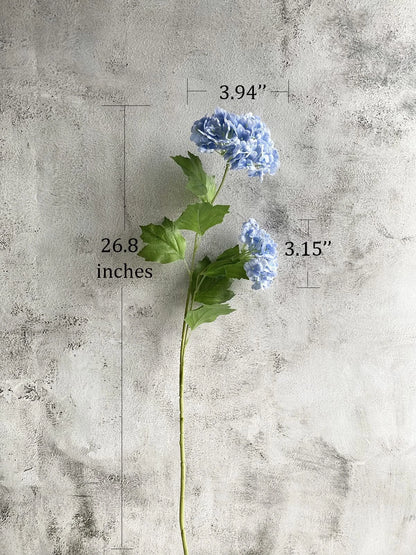 YalzoneMet 4 Pcs Artificial 26.8 inches x 3.15/3.94 x 4 pcs, Sky Blue