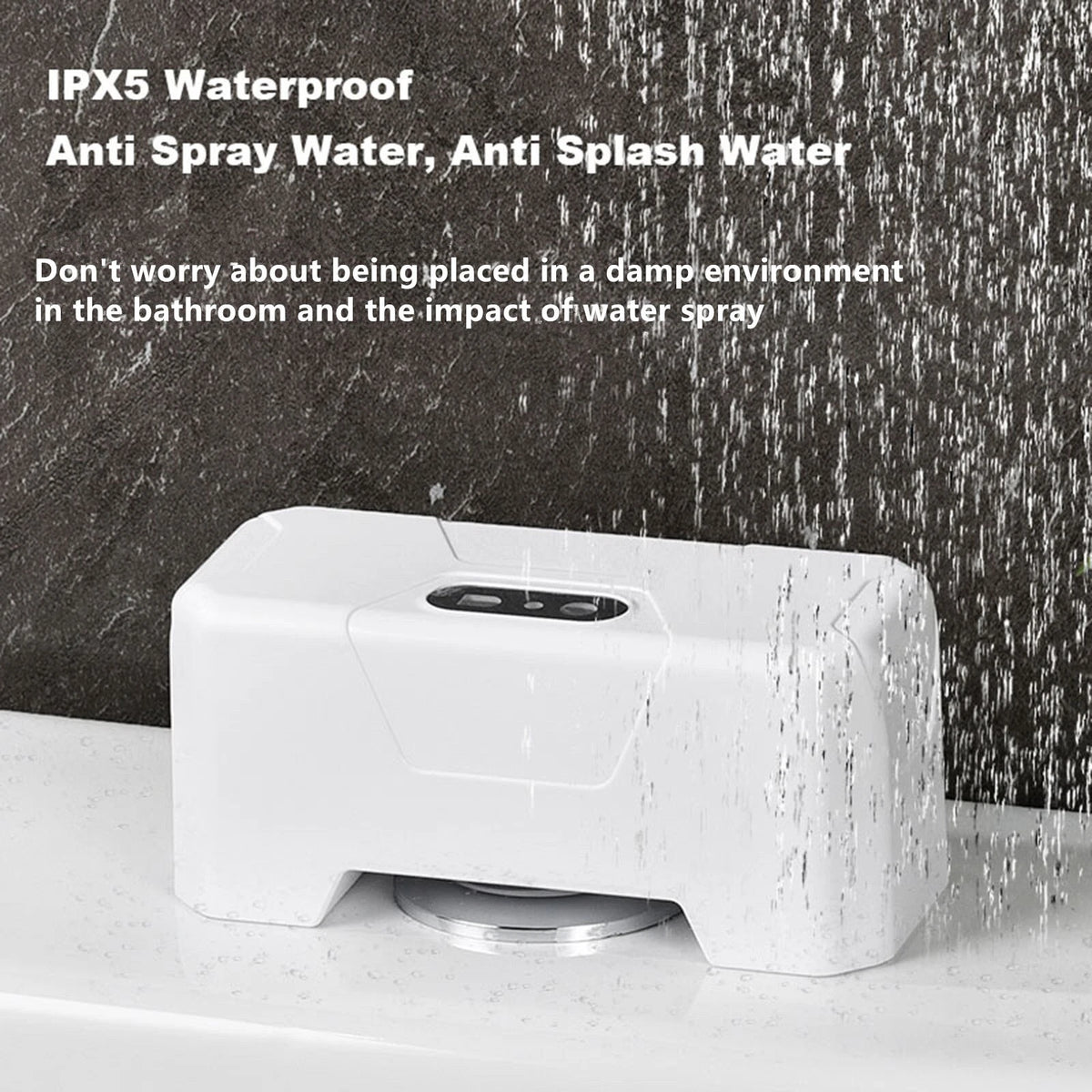 ABS Plastic Automatic Touchless Toilet Flusher Button Home Flushing Sensor