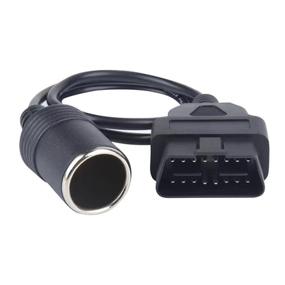 1Pc Lightweight 1 Way OBD2 Car Cigarette Wire Lighter Socket Power Adapter