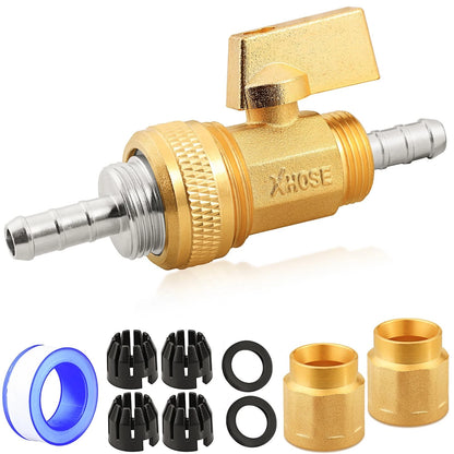 UNWAVER Garden Expandable Telescopic Hose end Adapter with 3/4 inches, 1 Set