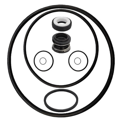 PuBaDuoParts Pool Pump Gasket Seal O-Ring Rebuild Repair Kit Fit for black