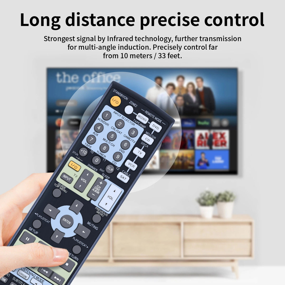 RC-682M For Onkyo AV Receiver Remote Control TX-SA8560 TX-SA605 TX-SR605