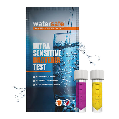 Watersafe® Bacteria Water Test Kit – USA-Made – Results as Fast 6 Hours –...