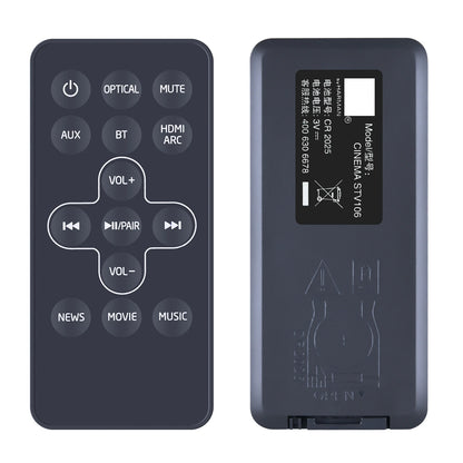 Remote Control For TCL Alto 5 TS5000 TS501 Sound Bar Alto 5+ TS5010 Soundbar