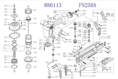886113 Piston Bumper for Porter Cable