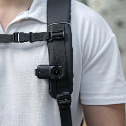 For DJI Osmo Nano Backpack Strap Mount Clip, Portable 360 Rotation Strong Grip