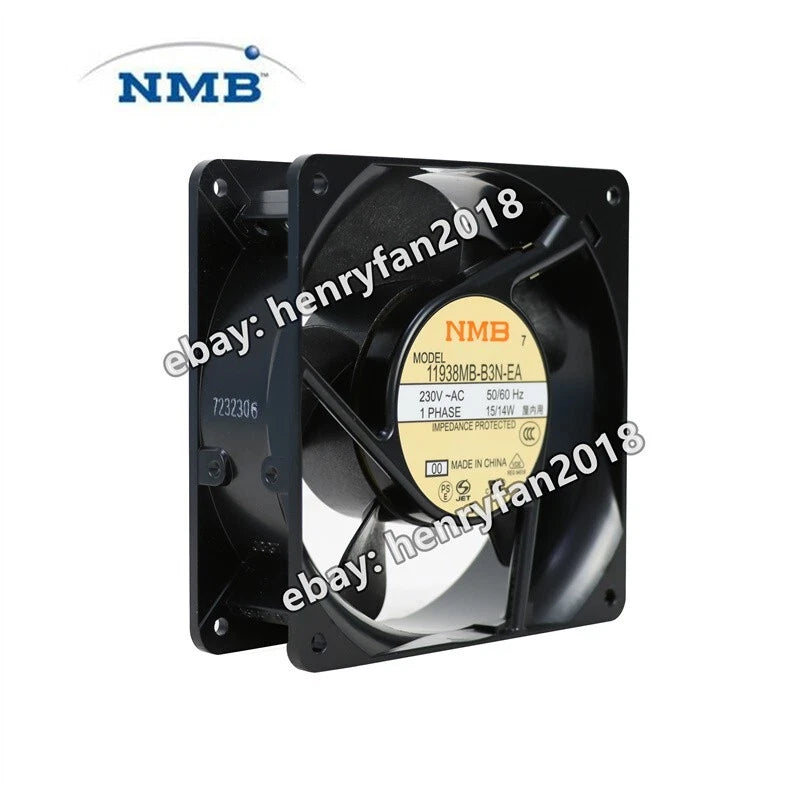11938MB-B3N-EA-00 4715MS-23T-B50 NMB Fan 230VAC 15/14W 120*120*38mm Cabinet Fan