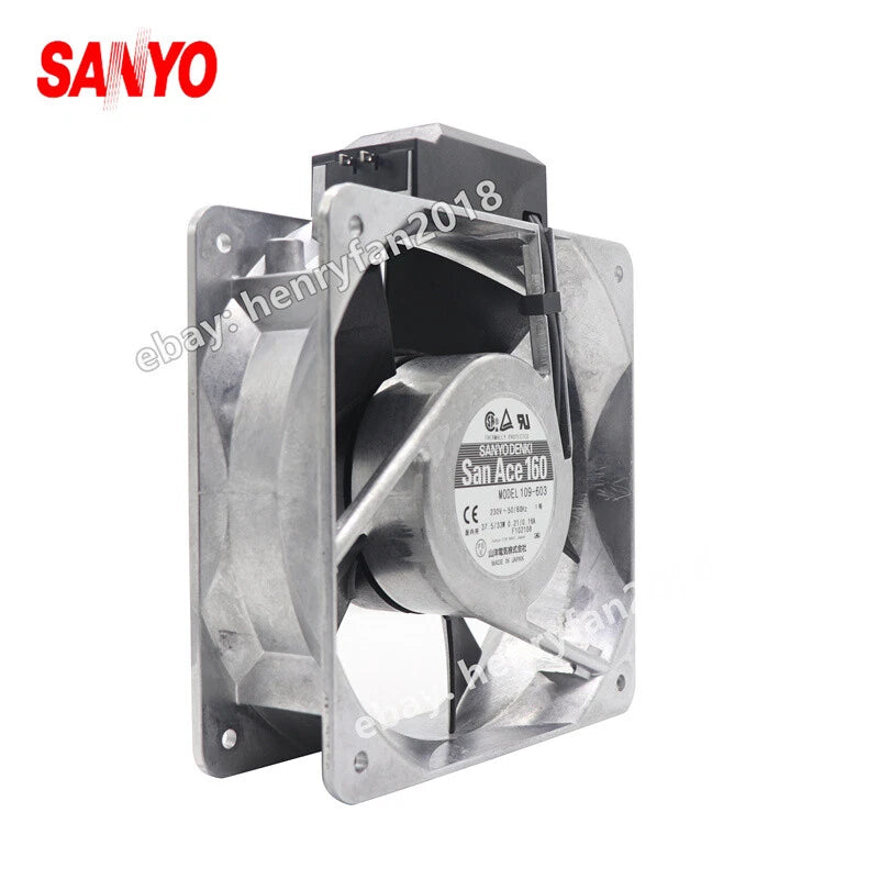 SANYO Denki 109-603 SanAce Axial Fan 230V 0.21A 37.5W 160*160*51MM Cooling Fan