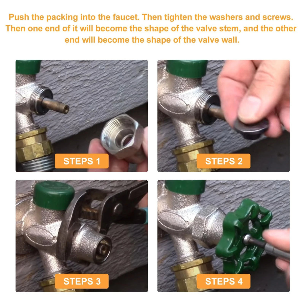 C-134KT-803 Stem Packing Kit Replace for Prier C-134/135/144/154, Fits for...