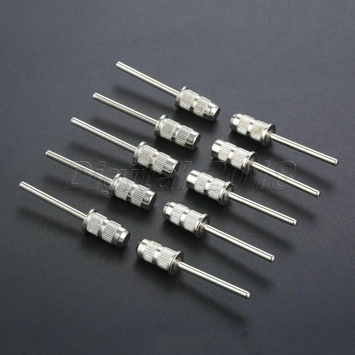 10Pcs/Set Drill Mandrel Bit Nail Sanding Drum For Sanding Band Manicure Pedicure