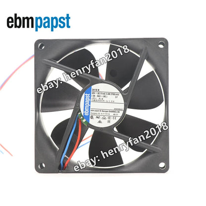 Ebmpapst 3418N Axial Fan DC 48V 51mA 2.4W 90*90*25MM 2-wire 82m3/h Cooling Fan