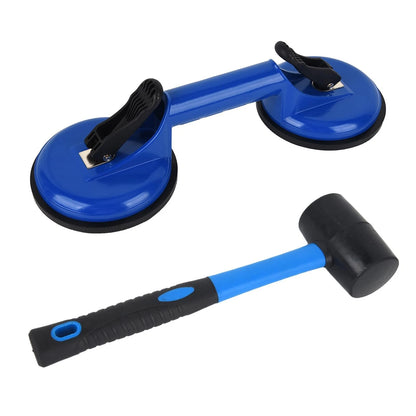 Floor Gap Fixer Tool for Laminate Repair Include Suction Cup Blue-1