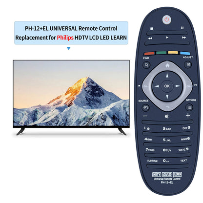 Universal Remote Control PH-12+EL For Philip s LCD LED 3D Smart TV & DVD Player