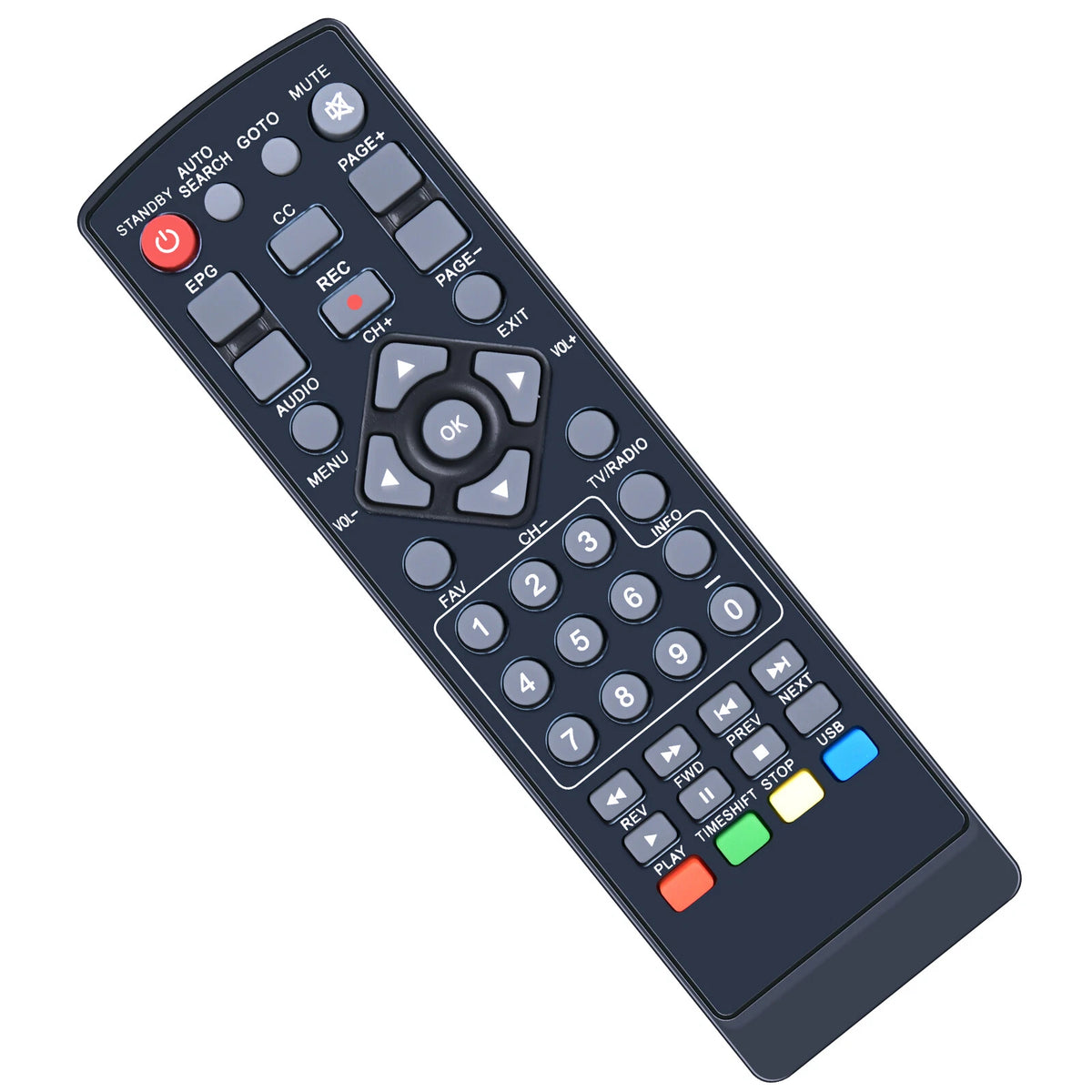 Replacement Remote Control For NAXA NT-54 Digital Converter Box