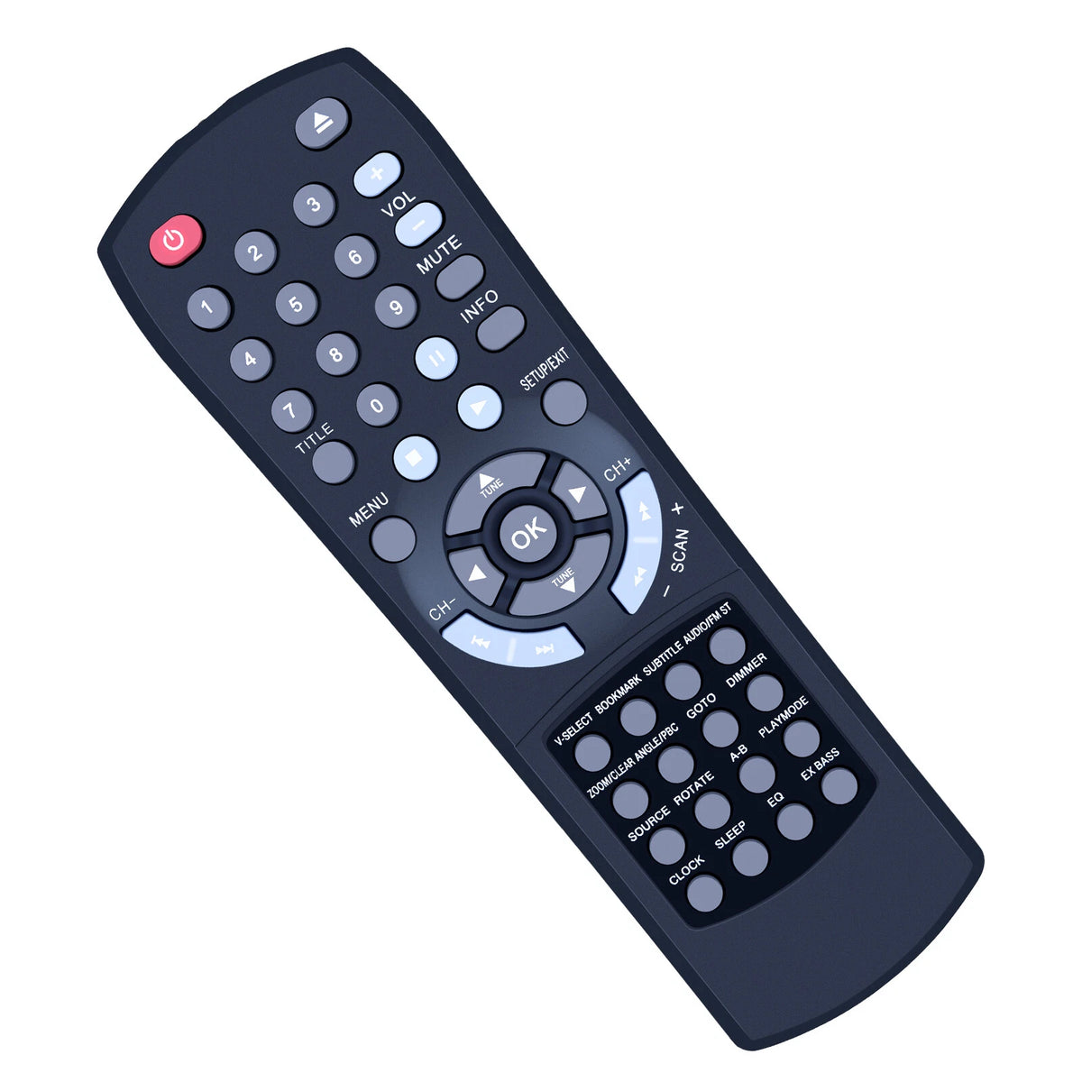 Replacement Remote Control For INSIGNIA DAV8611 Audio System NS-A3111