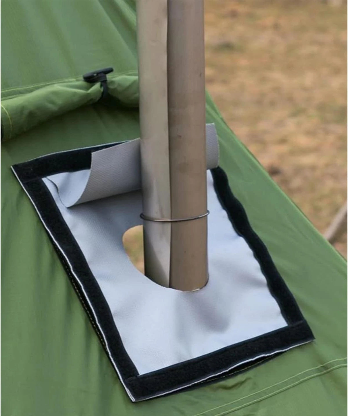 FIREHIKING Hot Tent Stove Jack 9" x 7.8" with Rain Flap Highly...