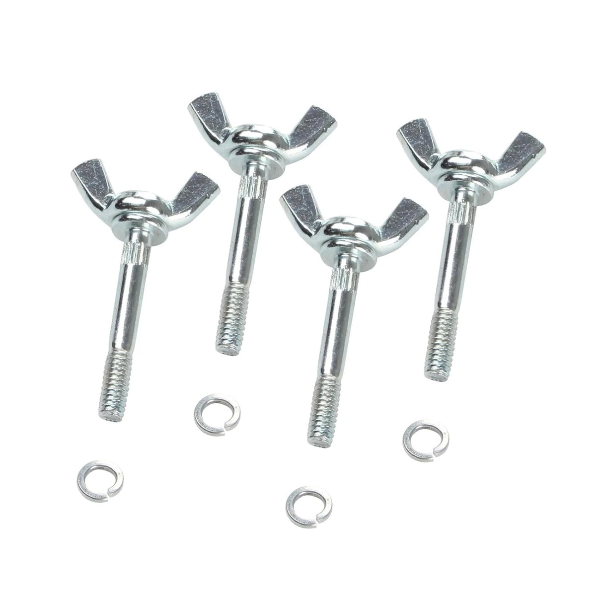 4 Packs Drywall Stilts Wing Bolt Replacement Kits, One Size, galvanized