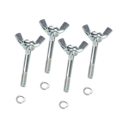 4 Packs Drywall Stilts Wing Bolt Replacement Kits, One Size, galvanized