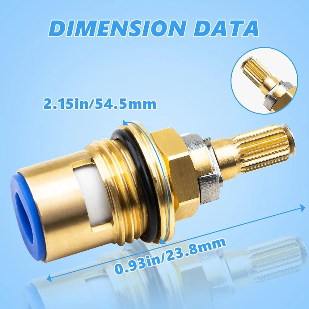 Cartridge for Kohler K-GP77005-RP & K-GP77006-RP Faucet Ceramic Valve, Brass
