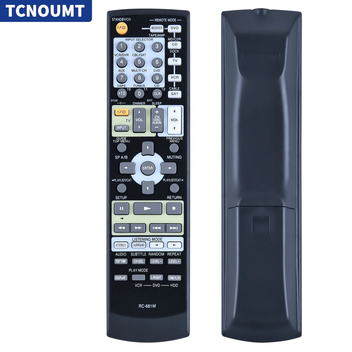 RC-681M Remote Control For Onkyo AV Receiver HT-R550 HT-R508 TX-SR575