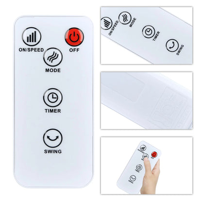 For Uthfy Oscillating Bladeless Tower Fan JTF-03C Remote Control With battery