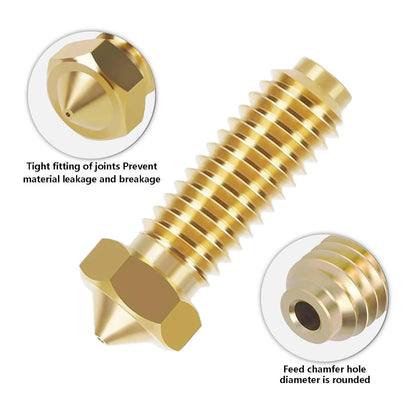 10PCS Brass Nozzles for Anycubic Kobra 2, 3D Printer Parts 0.4mm...