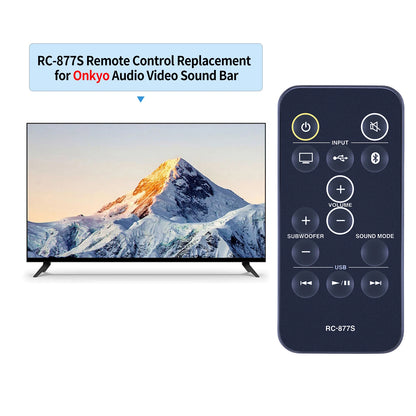 RC-877S Remote Control For Onkyo Sound Bar LB401 LS-B50 LS-T10 LST10