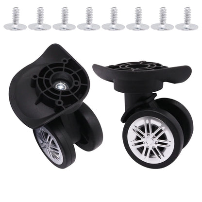 ZHMEINA Luggage Wheels Replacement Kit, Suitcase 2pcs, Black