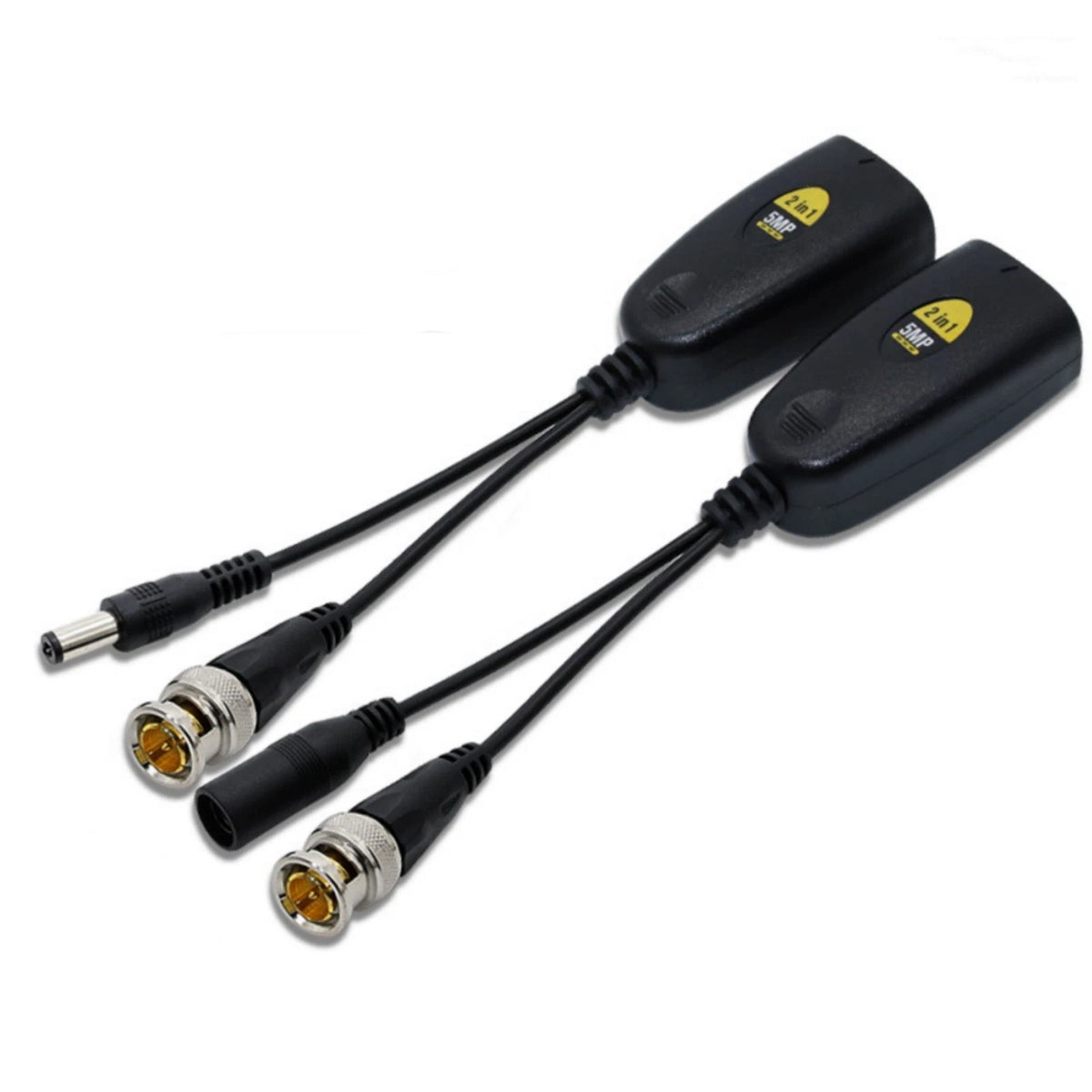 Anti-Interference BNC To POE Adapter Balun Connector For Surveillance