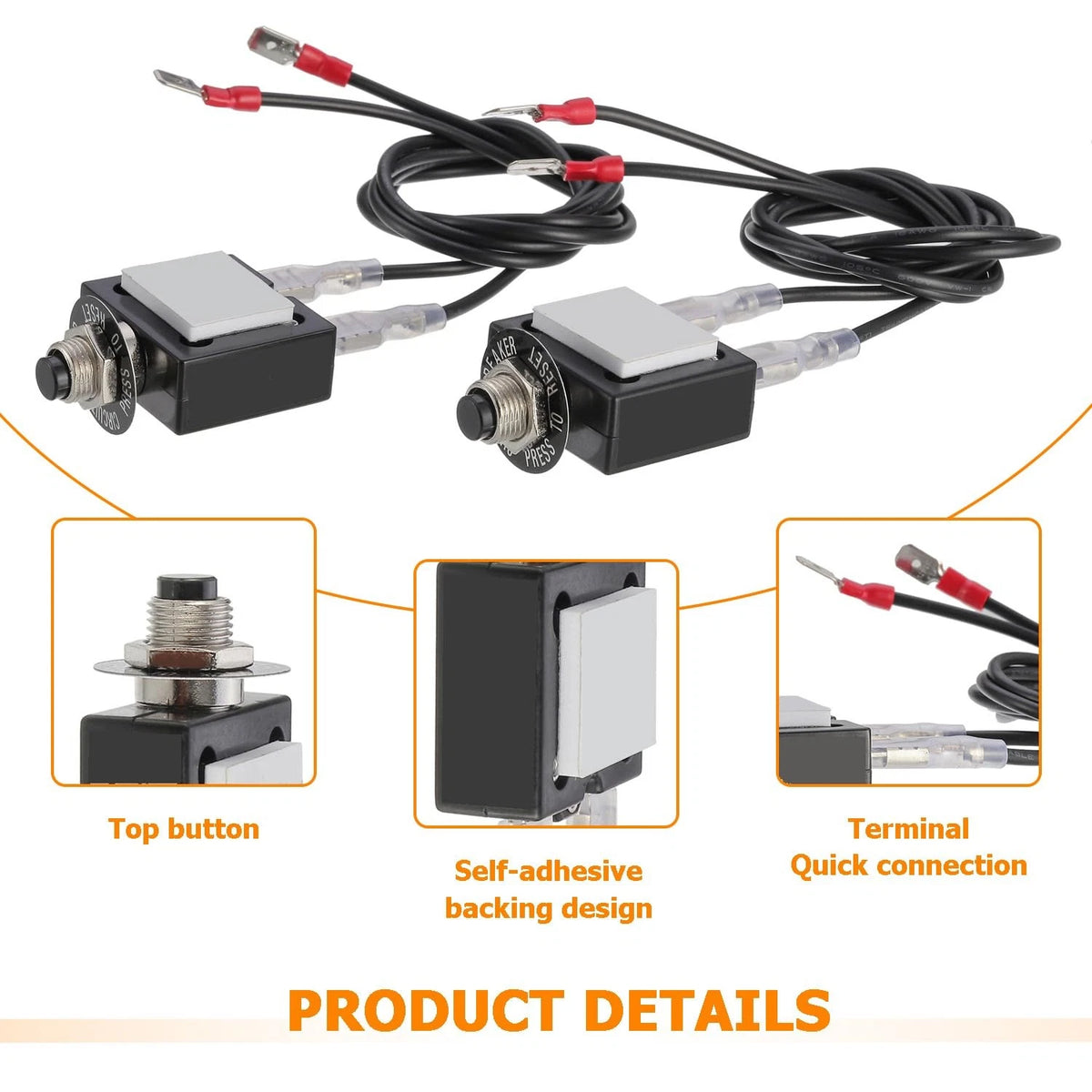 3 AMP 5 Resettable Fuse HVAC Tools Circuit Tester for Black