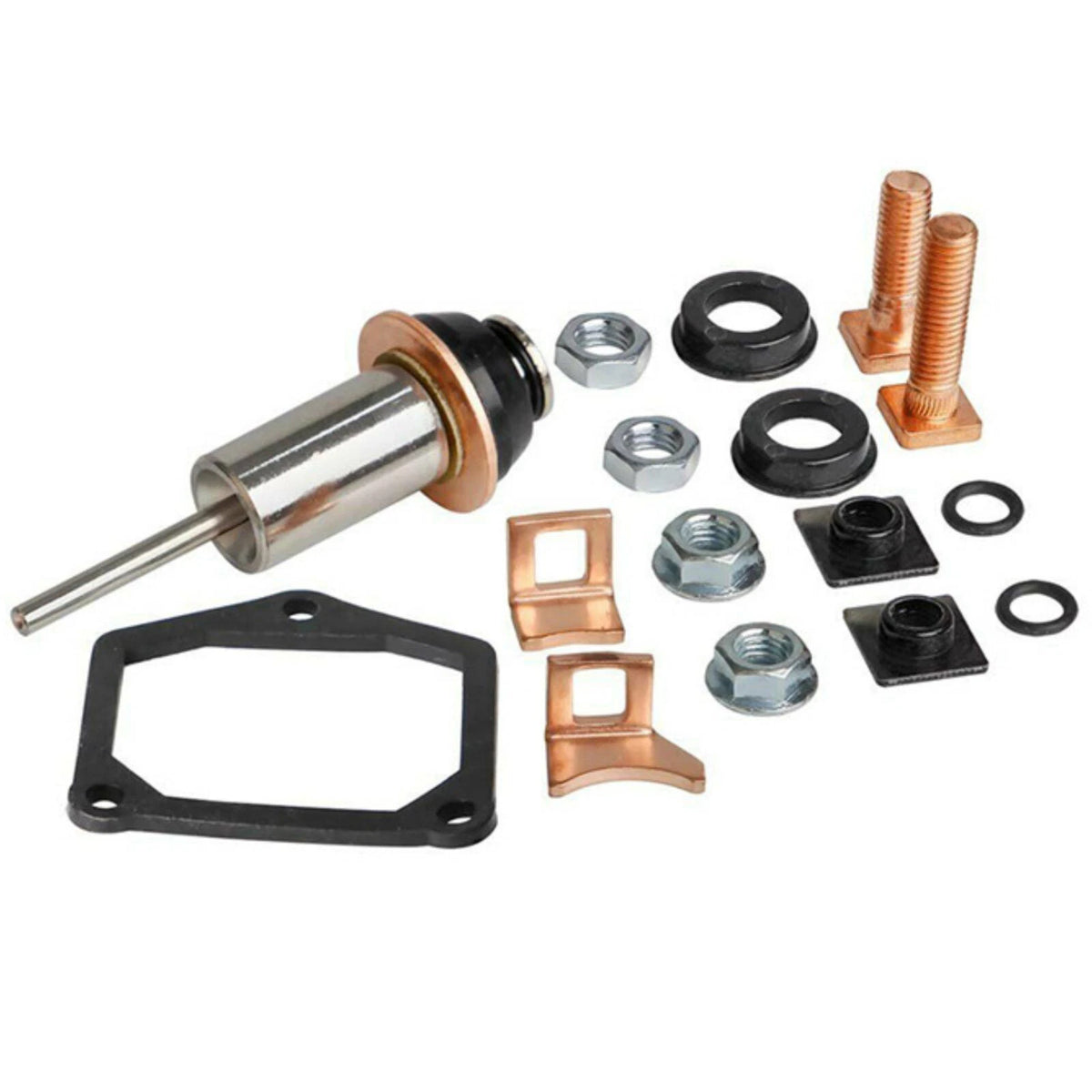 228000-6660 Starter Solenoid Repair Rebuild Kit Plunger Contacts Set For Dodge