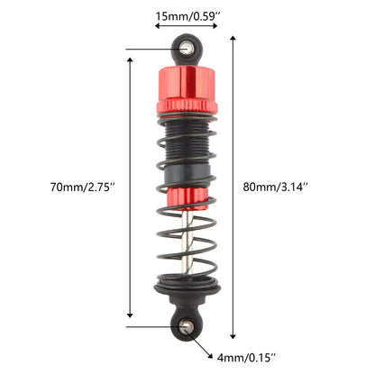 GDOOL for H14BM RC Car Front & Rear Aluminum Alloy Capped Shock Absorber...